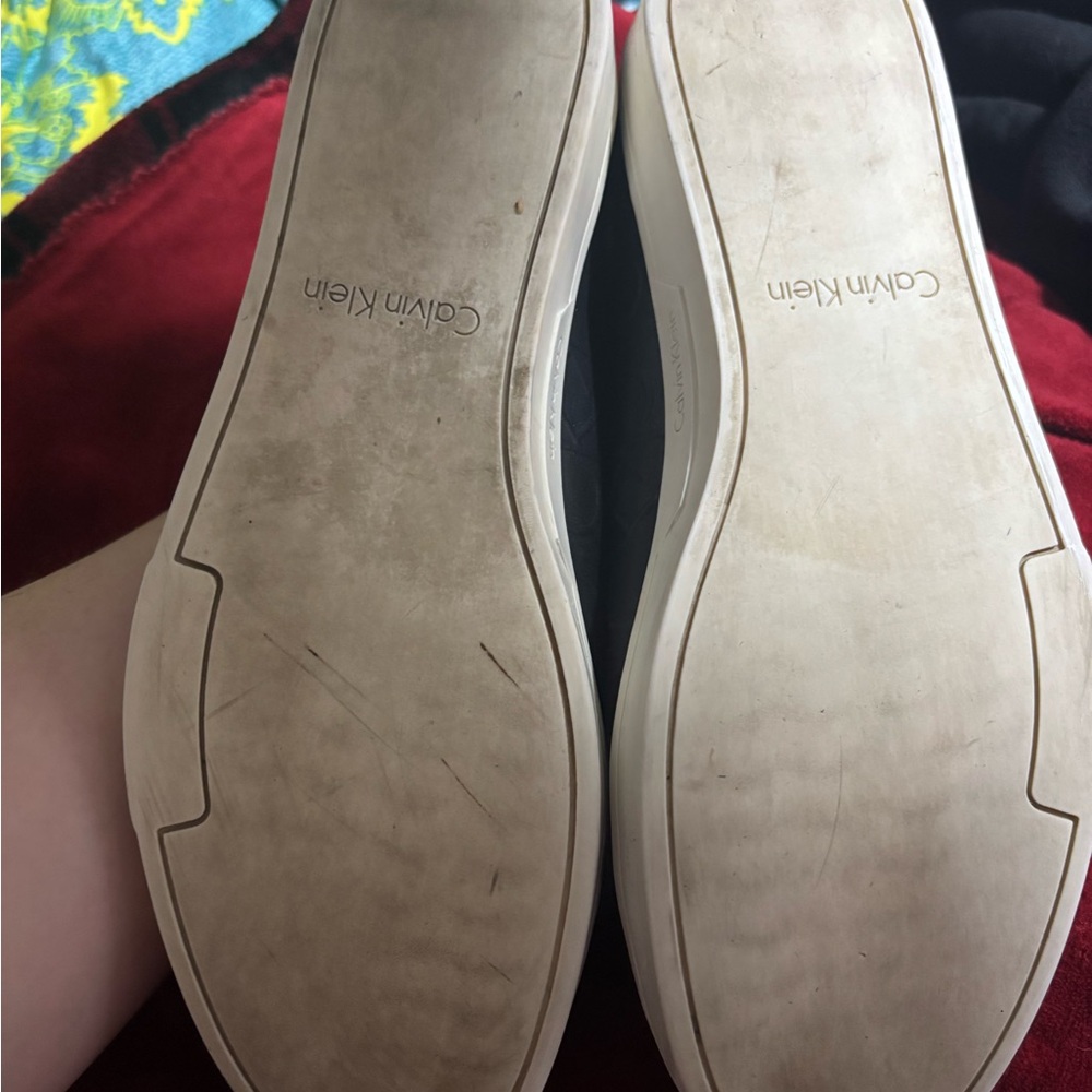 Calvin Klein black sneakers with all over print (used/flaws) - Picture 5 of 7